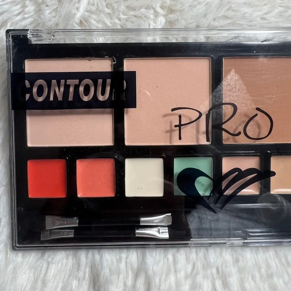 Amuse Pro Conceal & Define Contour Palette 12 Shades Cream Powder KL165 NEW